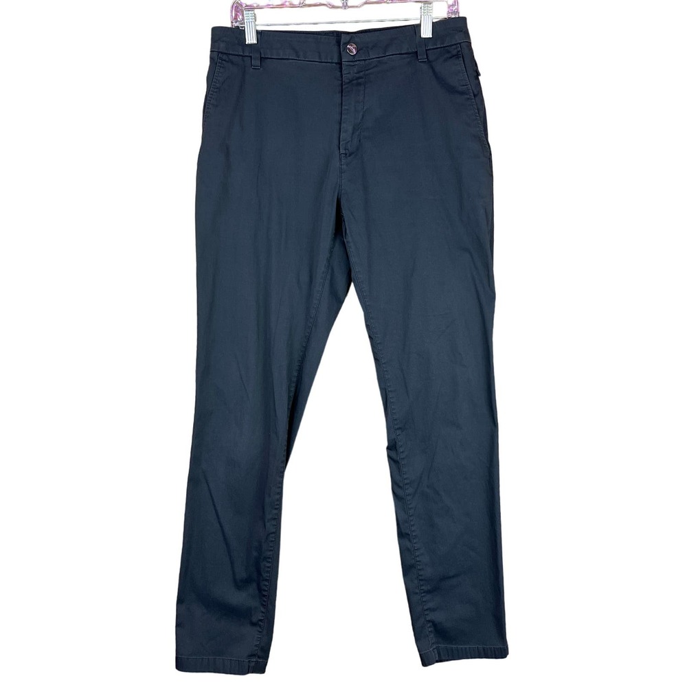 Birddogs Boom For Your Boomstick Mens Pants Blue Slim Straight Khakis 32x32.